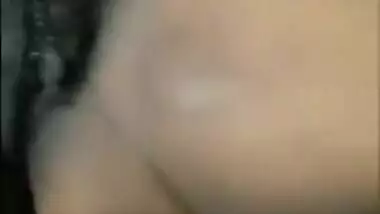 Indian man thinks wife won't find out he touches pussy in the night