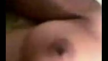 Hot Indian girl puts a condom on lover’s dick before sex