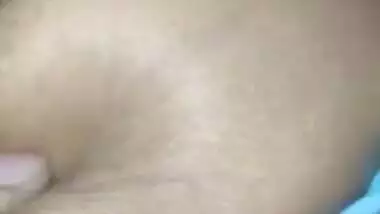 Close-up XXX video of the Indian man playing with wife's nipples