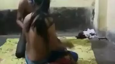 Man approaches Desi girlfriend from behind and feels up her XXX boobies