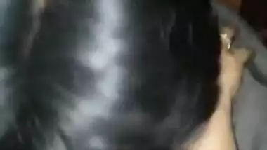 Indian BOYFRIEND engulfing melons of his breasty girlfriend