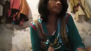 Desi beauty strokes lover's XXX dick before wrapping lips around it