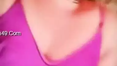 Indian mom shows off sex-shaped tits right next to sleeping stepson