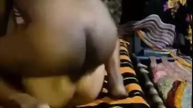 Indian female gives blowjob and gets bonked in self-made porn video
